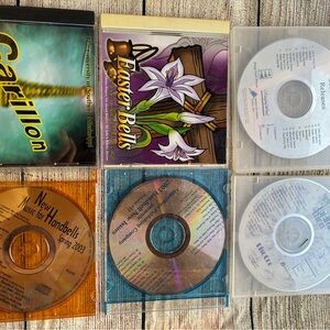 Collection of Music CDs with Colorful Covers-6 included